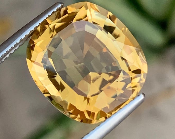 Honey Golden Natural Citrine Loose Gemstone 12.40 Ct