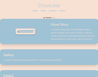 Szablon witryny portfolio – nowoczesny projekt wizytówki dla twórców, fotografów i projektantów | Edytowalny szablon HTML