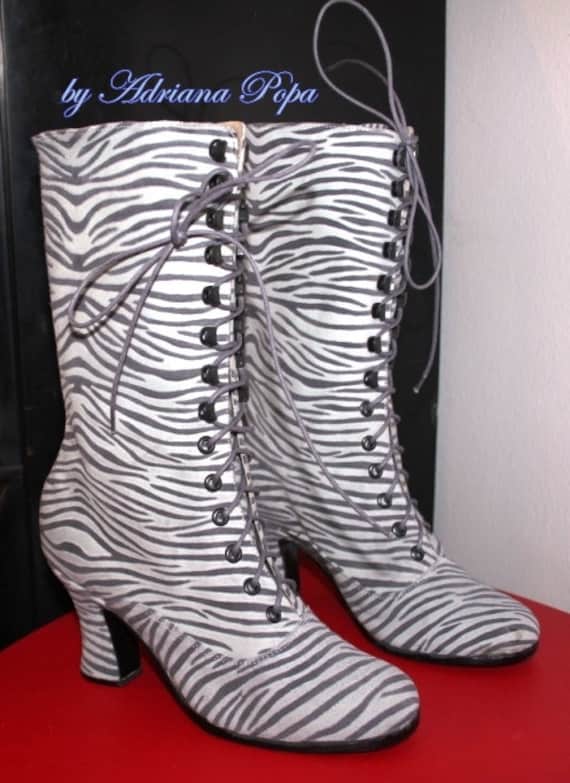 Fashion Boots Vegan Victorian Boots Regency Boots Bohemian Boots
