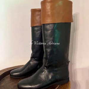 SALE Men Riding Boots with Leather Soles Leather Men Boots Men Boots lined with leather inside and pullers Men Equestrian Colonial Boots