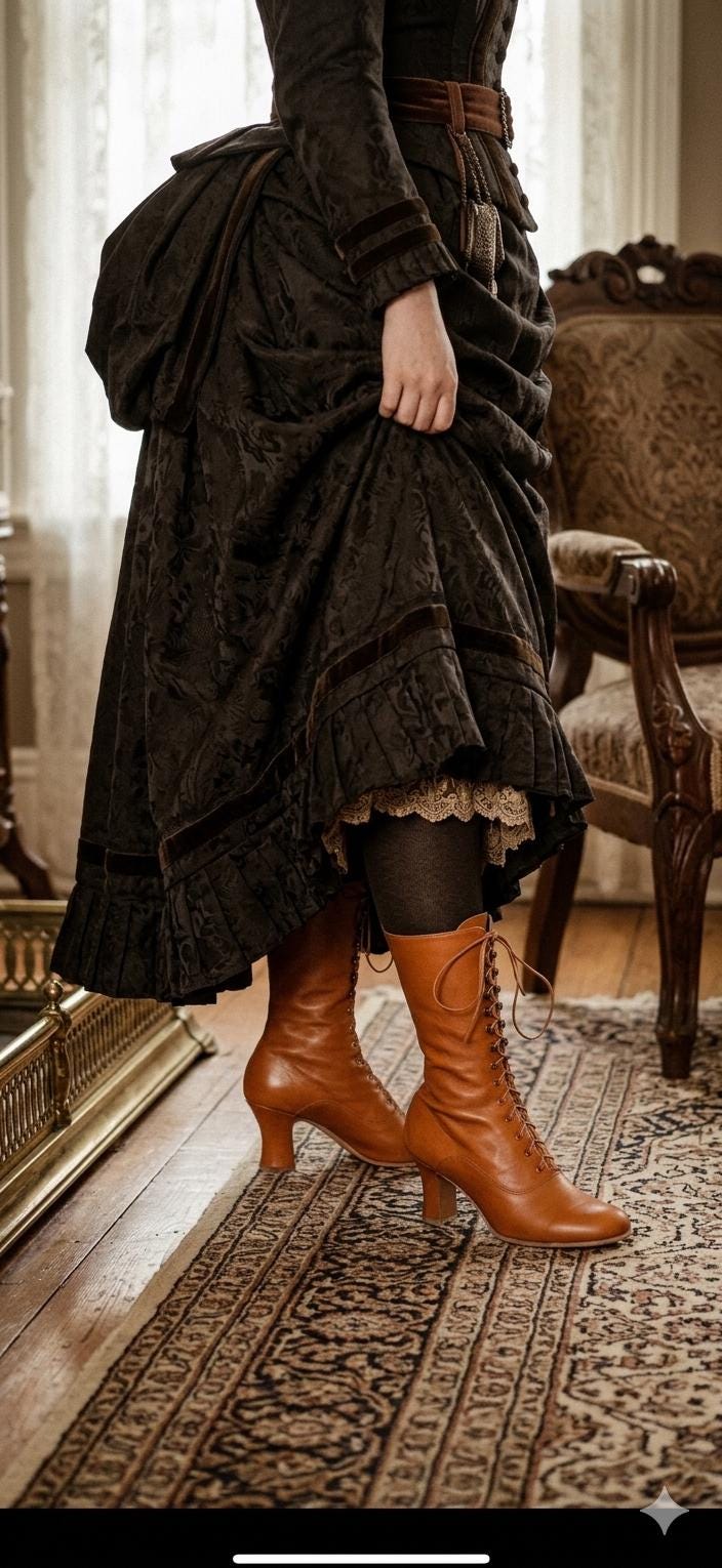 Victorian button boots - Etsy 日本