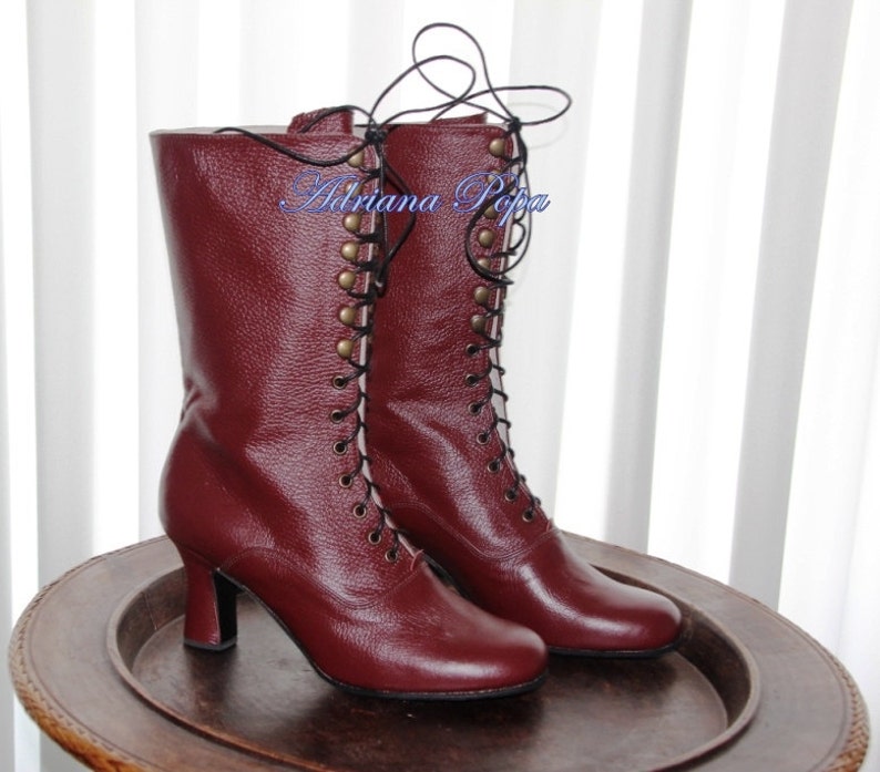 bottines style victorien