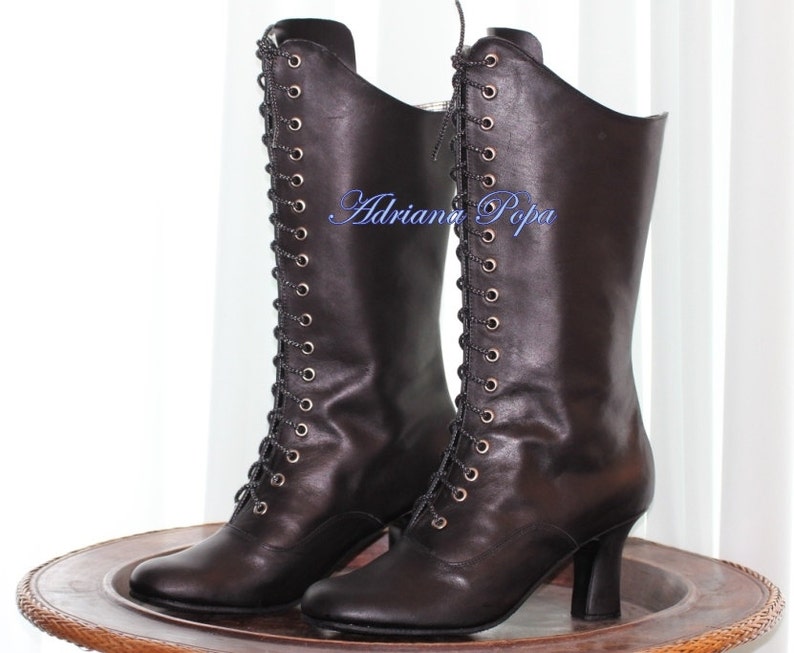 knee high victorian boots