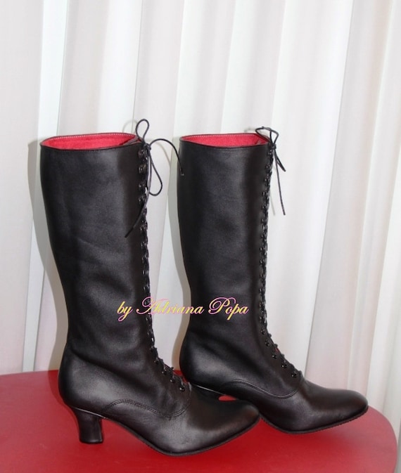 knee high victorian boots