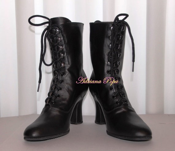 Granny boots hotsell wide width