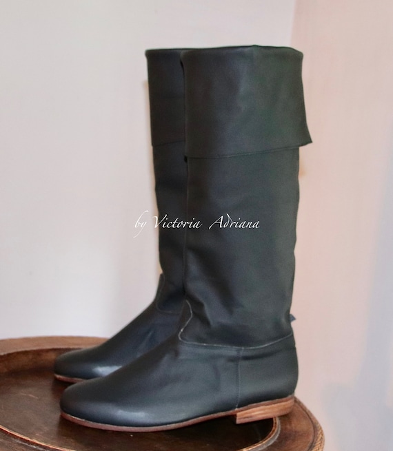 Botas de montar para hombre con suela de cuero, Boos de montar a caballo  para hombre