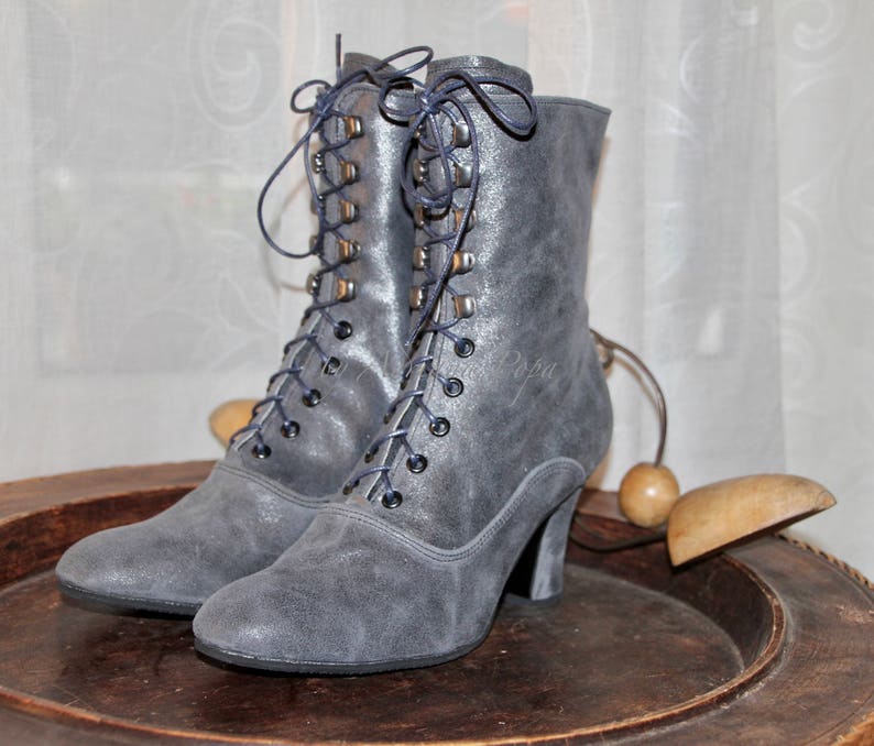 shoe boots grey
