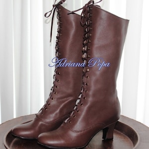 Knee high 2025 granny boots