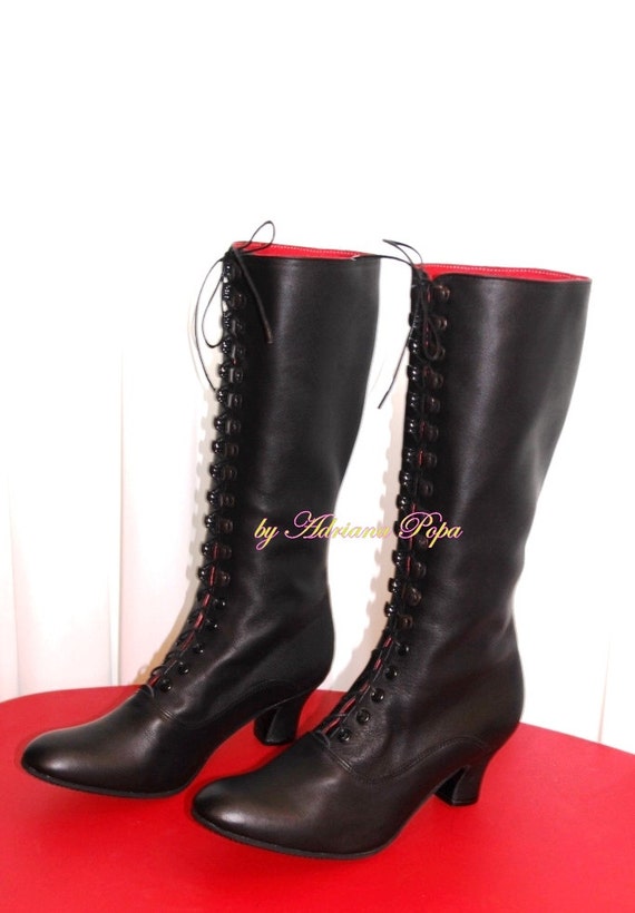 knee high victorian boots