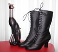 Black Boots Black Leather Boots Victorian Boots Retro Boots Boots Historical Boots Peaky Blinders boots Goth Boot Steampunk Boot Cool Boots product logo