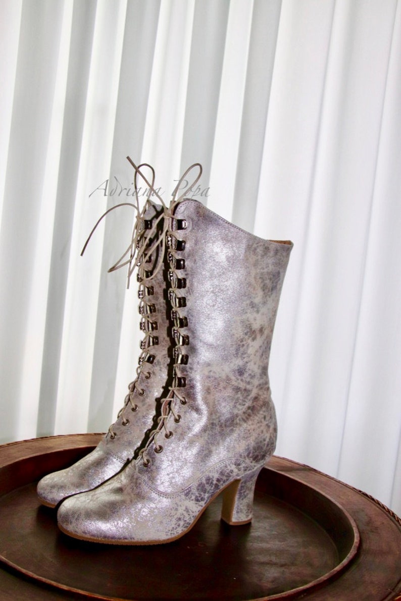 victorian bridal boots