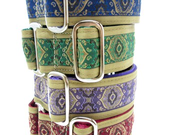 Houndstown 1.5" Orveo Unlined Buckle or Martingale Collar, Any Size