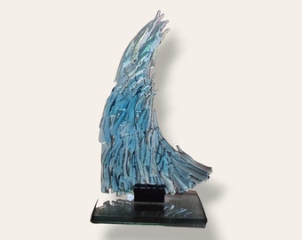 glassartsculpture  decor sculpture glassart fusingglass fusedglass  glass fusionglass  architectural    acsessories  homedecor homeobjects