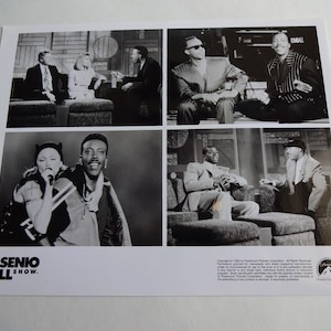 Vintage 1990s The Arsenio Hall Show Press Promo Photo Madonna Clintons 10&quot; x 8&quot;