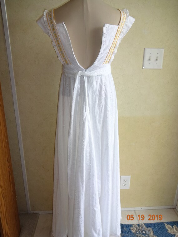 Vintage Maxi Dress 1970s Patty O'Neil Juniors Wom… - image 4