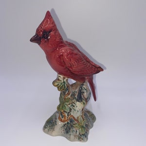 Vintage Beswick Red Cardinal Figurine No. 927 Bird 6&quot; England