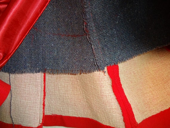 Vintage Womens Wool Coat 1960s 1970s Red Knox Fau… - image 6