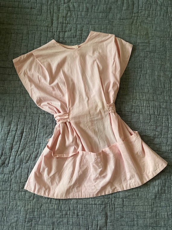 1940s handmade apron smock top - image 7