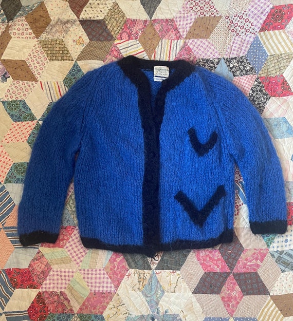 Vintage 40s~50s Shaggy Mohair Cardigan 【公式通販】