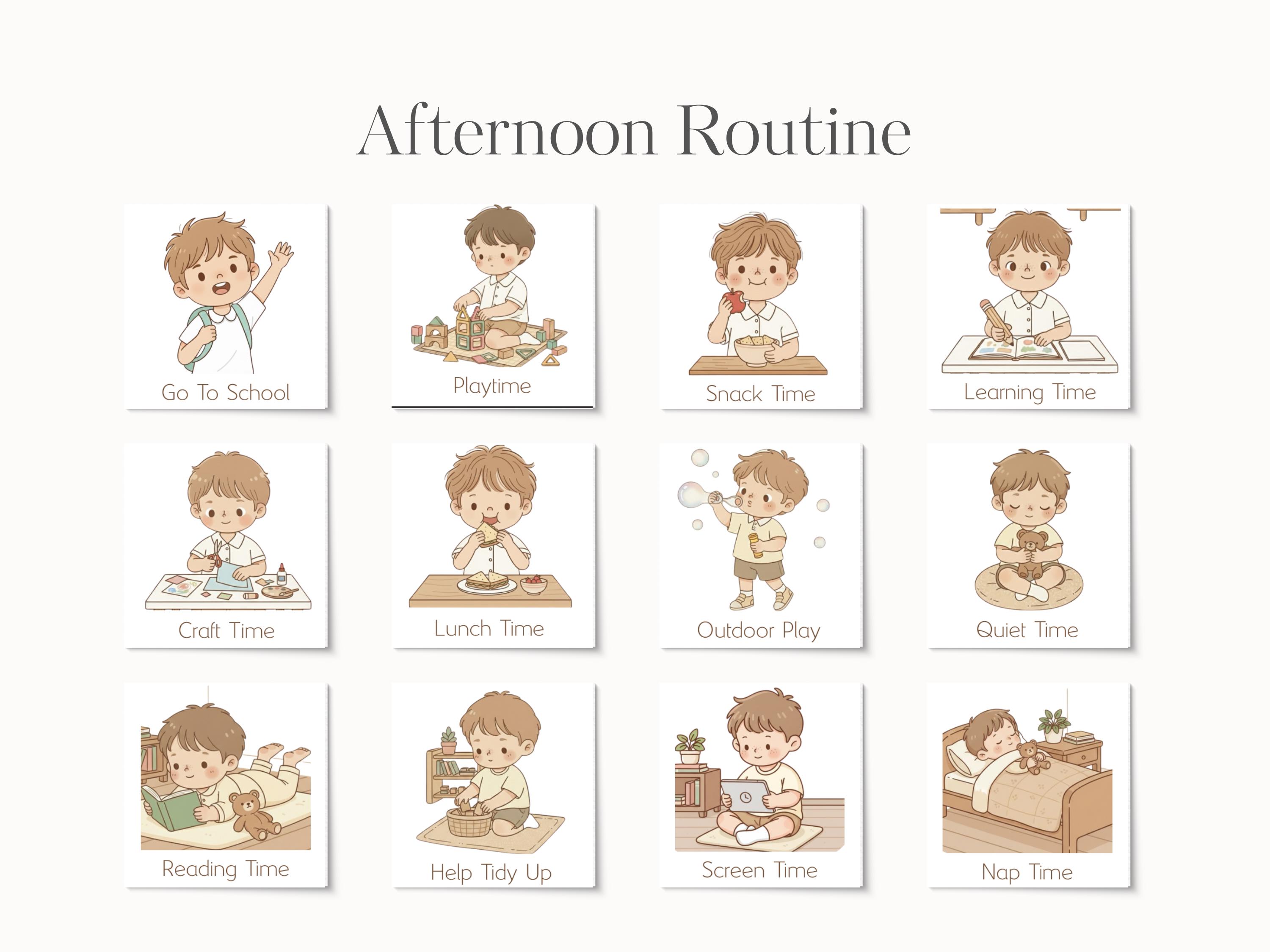 Boys Routine Sticker Chart Printable Magnetic Tiles Routine Chart for Kids | Boy Chore Chart Printable ...