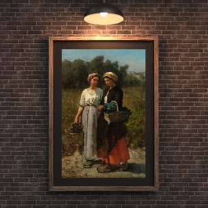 The Gleaners by Jules Breton (1862) – Realistic 19th-Century French Rural Art