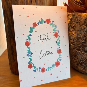 Tarjeta de Pascua | Postal | Tarjeta de felicitación | motivo floral