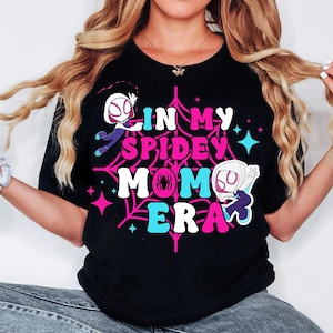 In My Spidey Mom Era Design | Spinnen Mama PNG | Niedliches Superhelden-Sublimationsdesign | Druckbare Mama Geschenk | Von Spiderverse inspiriert