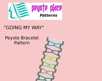 Going My Way Peyote Bracelet Pattern