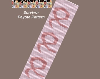 Survivor Peyote Bracelet Pattern