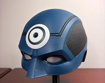 Casco Bullseye – Máscara inspirada en la temporada 3 de Daredevil: Born Again / Casco de cosplay estilo pantalla / Accesorio de exhibición de Marvel