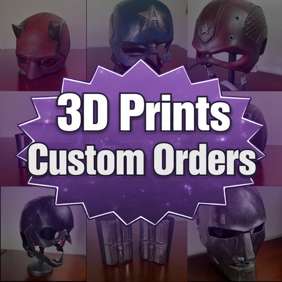 Custom 3D Prints – Painted & Unpainted | Made-to-Order Props and Parts
