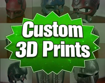 Impresiones 3D personalizadas: pintadas y sin pintar / Accesorios y piezas hechos a medida