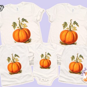 Pumpkin Patch Family Matching Shirts, Fall Harvest Group Shirts, Pumpkin Shirts For Kids, Unisex Pumpkin Tees, Family Autumn Vacation Shirts