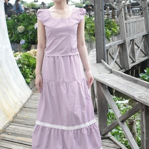 Selena Skirt - Color: Gingham Code #15 | 3 tier skirt