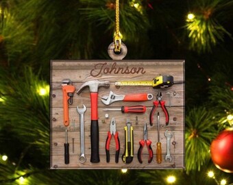 Personalized Plumber Ornament, Decor Ornament