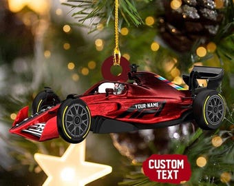 Personalized Formula Car Ornament, Decor Ornament