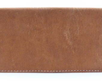 Handmade Leather Checkbook Cover in Natural Oiled Tan - Etsy Handmade Leather Checkbook Cover in Natural Oiled Tan - Etsy