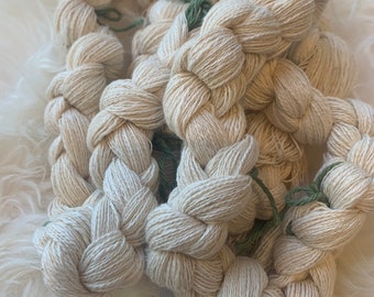 Warp Chain - Natural Cotton, ready for threading!  180 grams, 10.5 yards