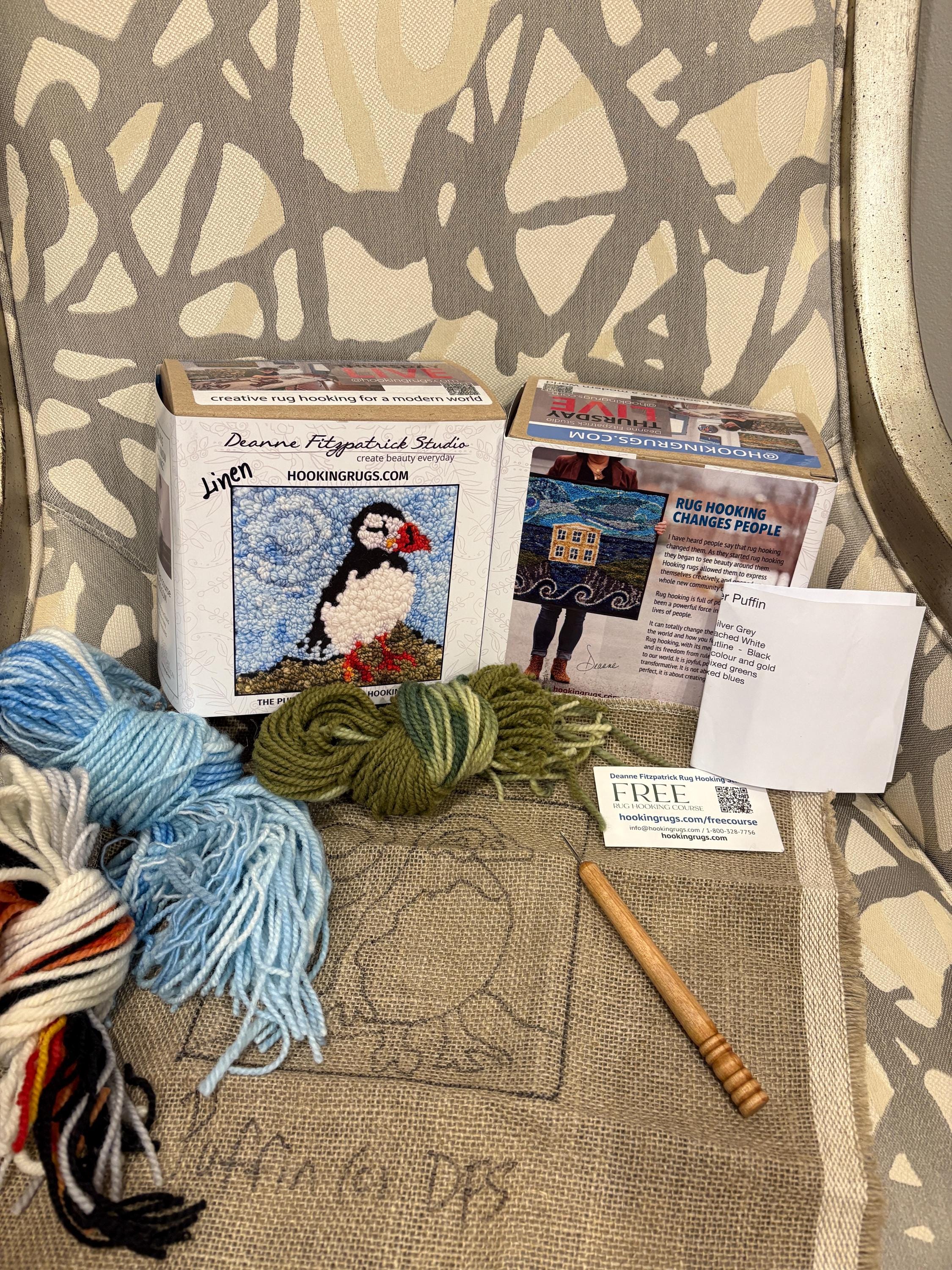 DEANNE FITZPATRICK! New Kit! Rug Hooking Complete Boxed Kit Including ...