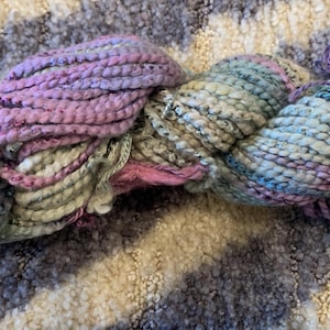 VENDA! Fio BLUE HERON! Lindo algodão/rayon com miçangas - 50 jardas tingido à mão - 2025, novo!