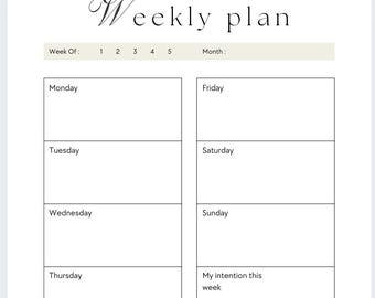 Weekly Planner