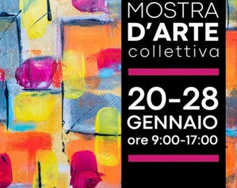 Original and simple art exhibition advertising poster