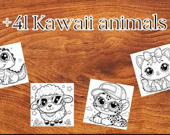 41 Kawaii Coloring Pages for Kids