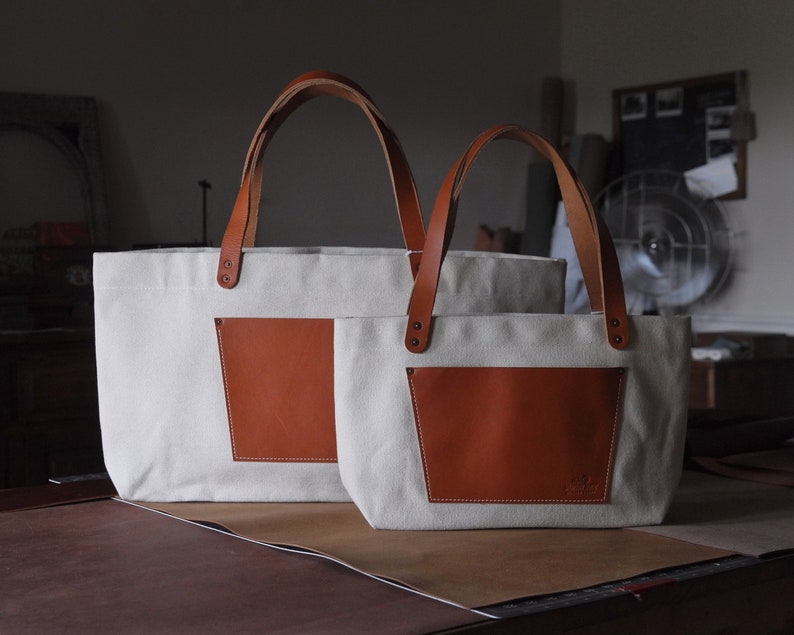 Large Market Tote image 2