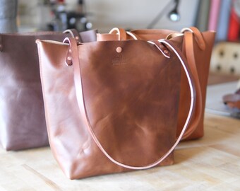 Station Tote - Brandy Shoulder