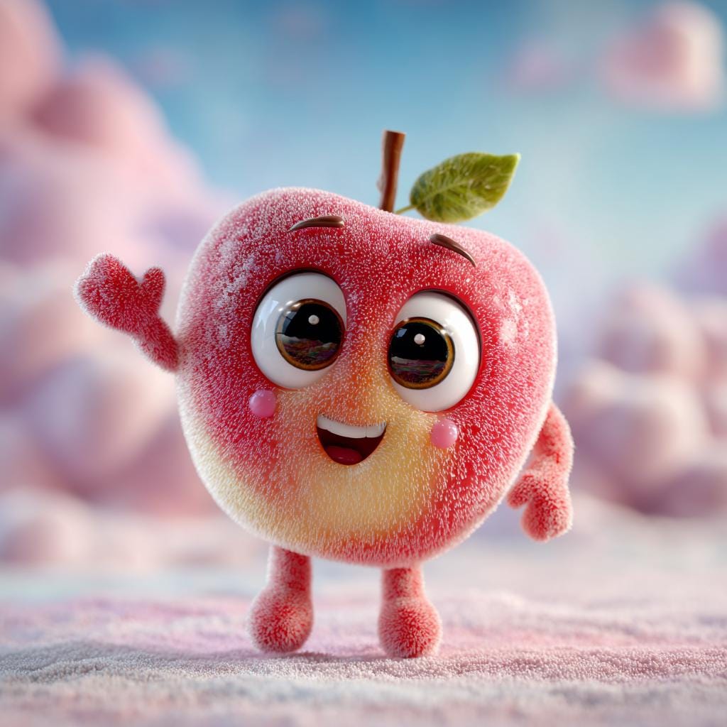 Happy Apple Animations (4) Animated Clip Bundle (4 - MP4 Files ...