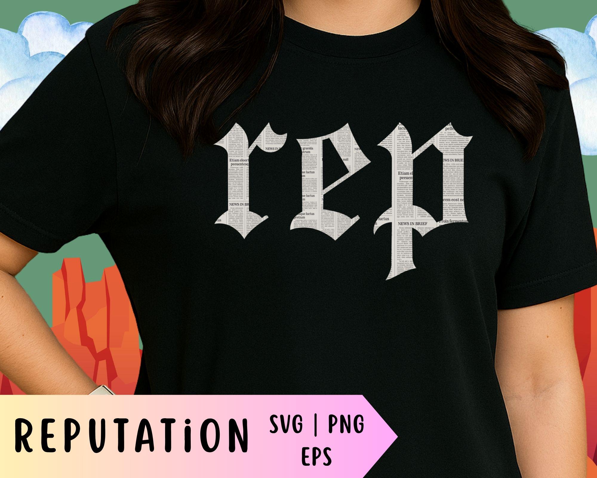 Reputation Era T-shirt Sublimation Design – Newspaper Graphic PNG SVG EPS -  Etsy Australia