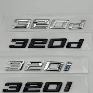 320i and 320d Rear boot badge for BMW