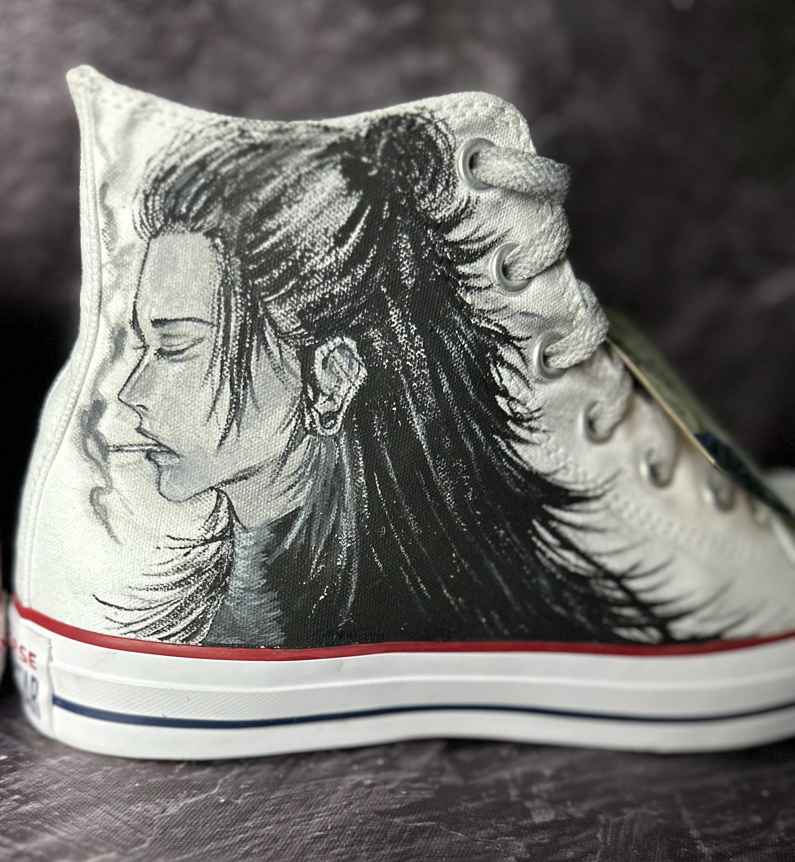 Jujutsu Kaisen - Geto Suguru X Kenjaku Hand-painted Converse - Etsy