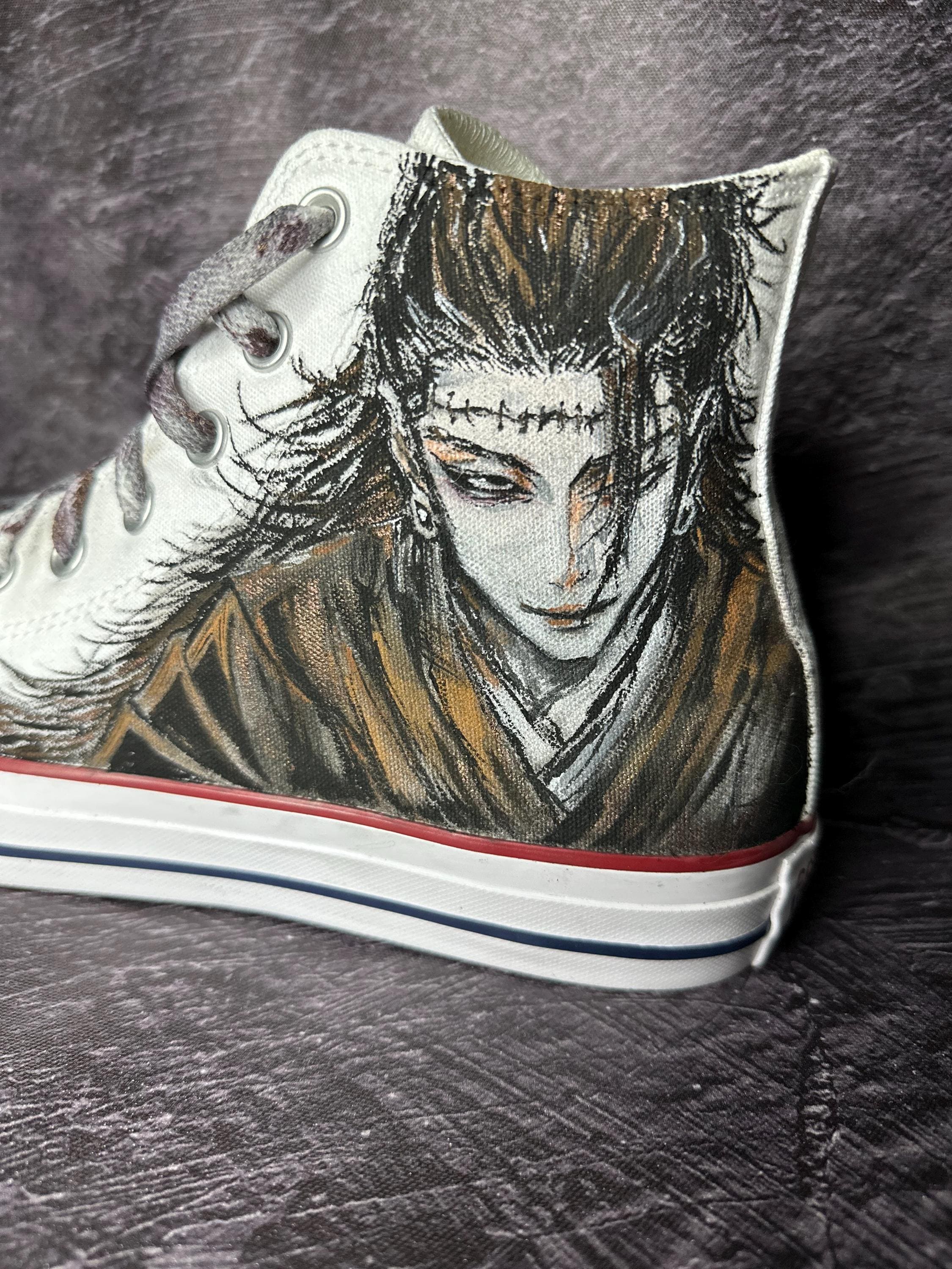 Jujutsu Kaisen - Geto Suguru X Kenjaku Hand-painted Converse - Etsy